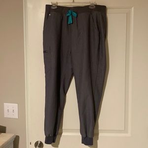 Figs gray scrub joggers